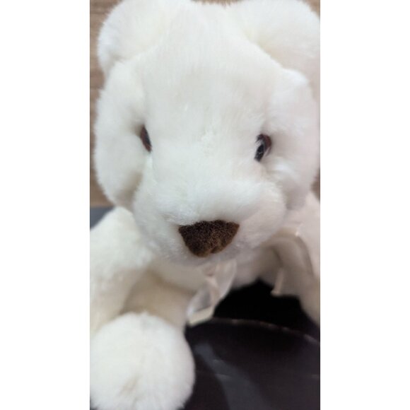 Commonwealth White Plush Bunny Rabbit  Soft Cuddly stuffed animal Toy 12” - Picture 6 of 8